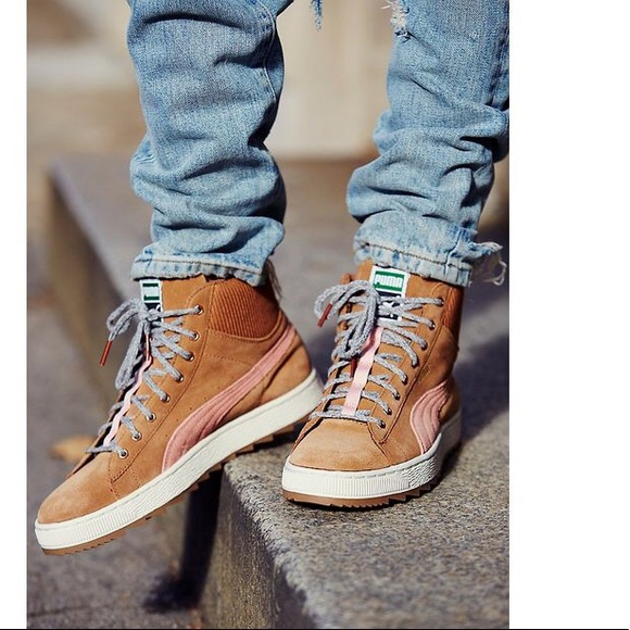 puma suede high top